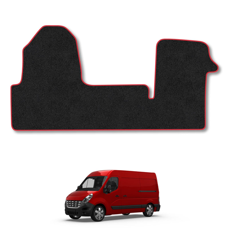 Renault Master (2010-2022) Carpet Floor Mat Red Trim