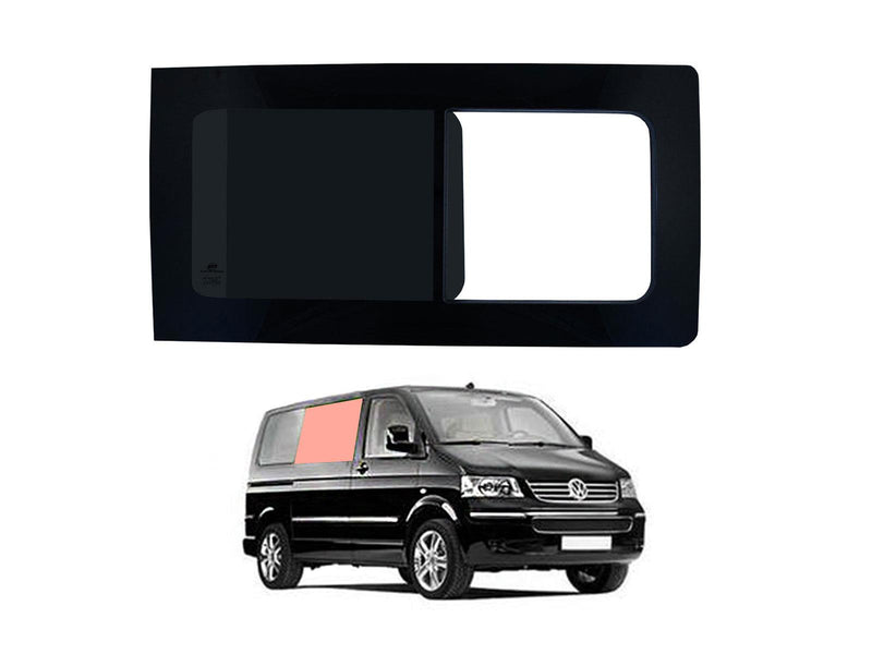 VW Transporter T5 (2003-2015) Driver Side Opening Window Privacy Camper Glass