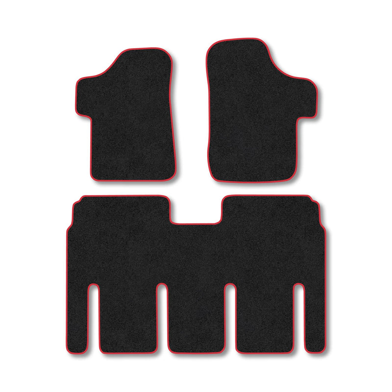 Mercedes Vito (2003-2014) [W639] [Dualiner] Carpet Floor Mat Red Trim