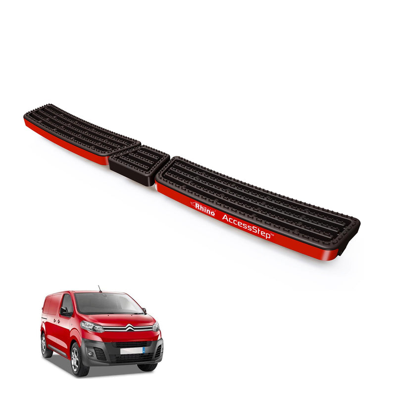 Peugeot Expert (2016-) Black Triple AccessStep - No Reverse Sensors