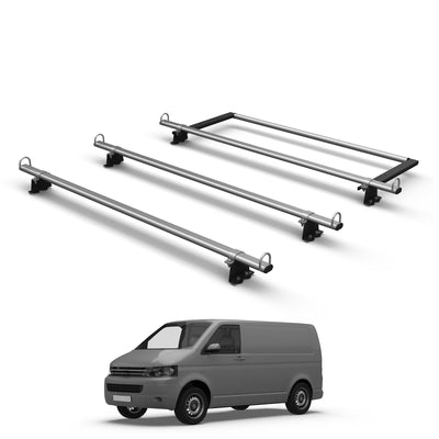 3 Bar Roof Rack & Roller For Ford Transit 2014-