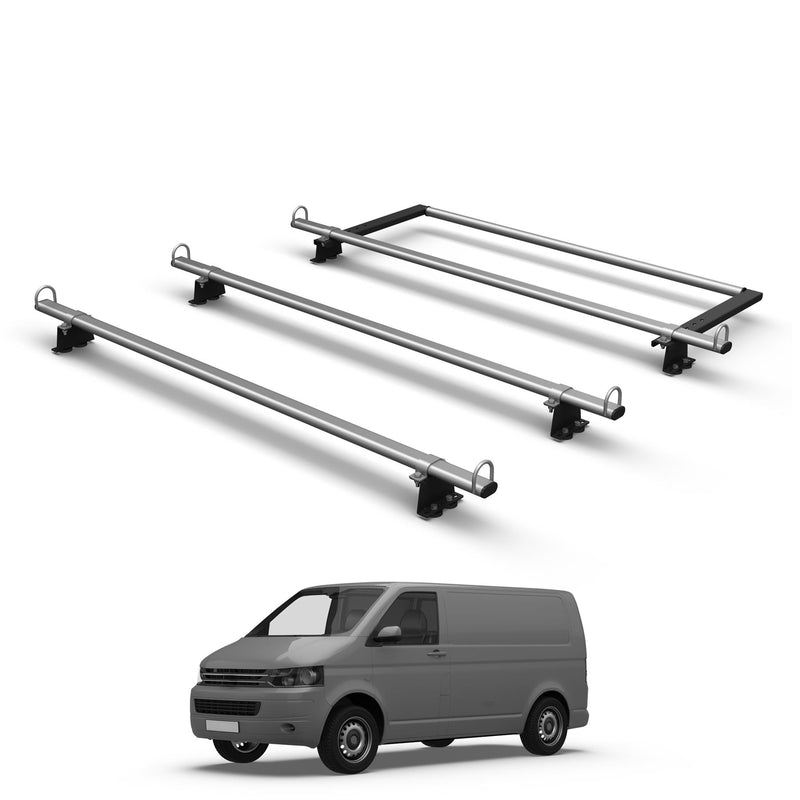 3 Bar Roof Rack & Roller For Ford Transit 2014-