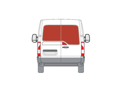 Nissan NV400 (2012-2022) - Rear Door Dark Tint Windows