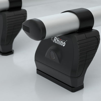 Maxus Deliver (2020-) 9 - 2 Rhino Kammbar Pro Roof Bars + Roller (Aluminium)