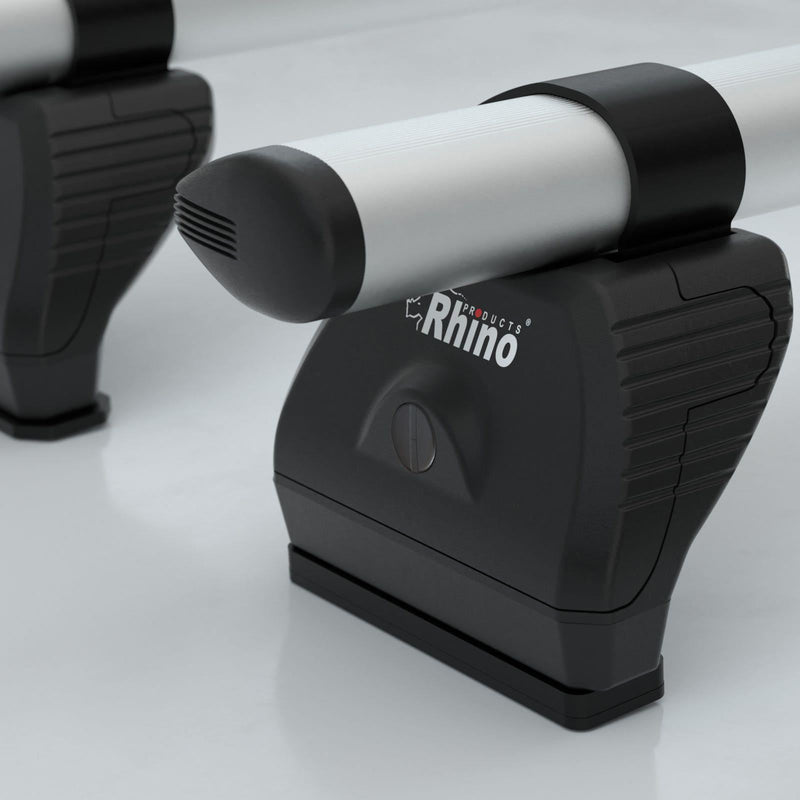 Maxus Deliver (2020-) 9 - 2 Rhino Kammbar Pro Roof Bars + Roller (Aluminium)