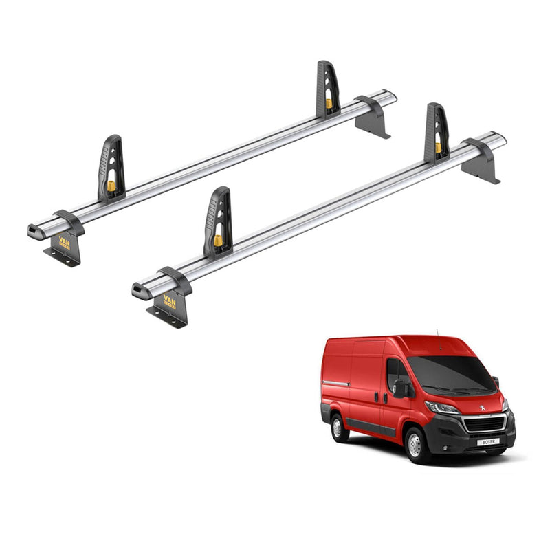Peugeot Boxer (2006-) - 2 Van Guard Ultibar Plus Roof Bars