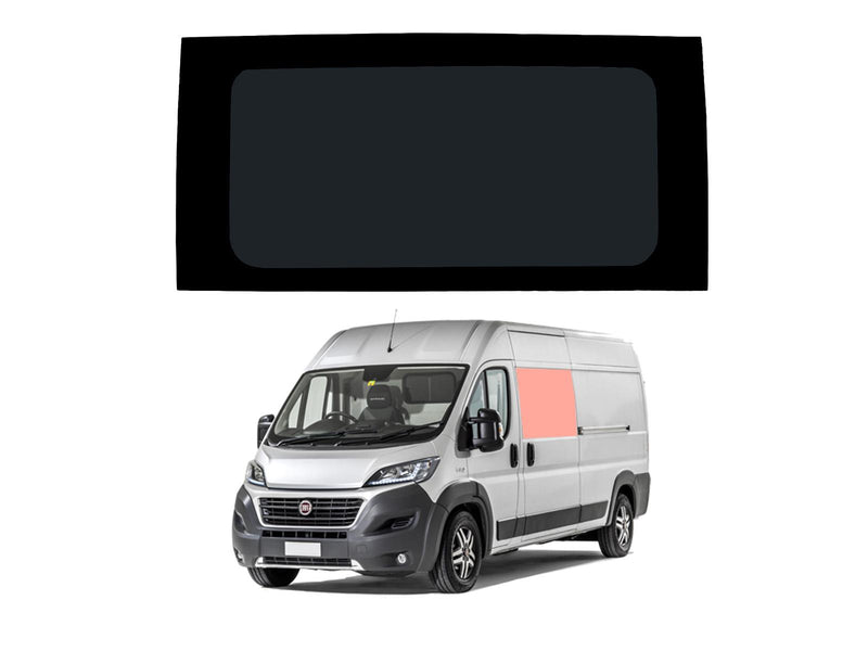 Fiat Ducato (2006-) Passenger Side Fixed Window Privacy Camper Glass