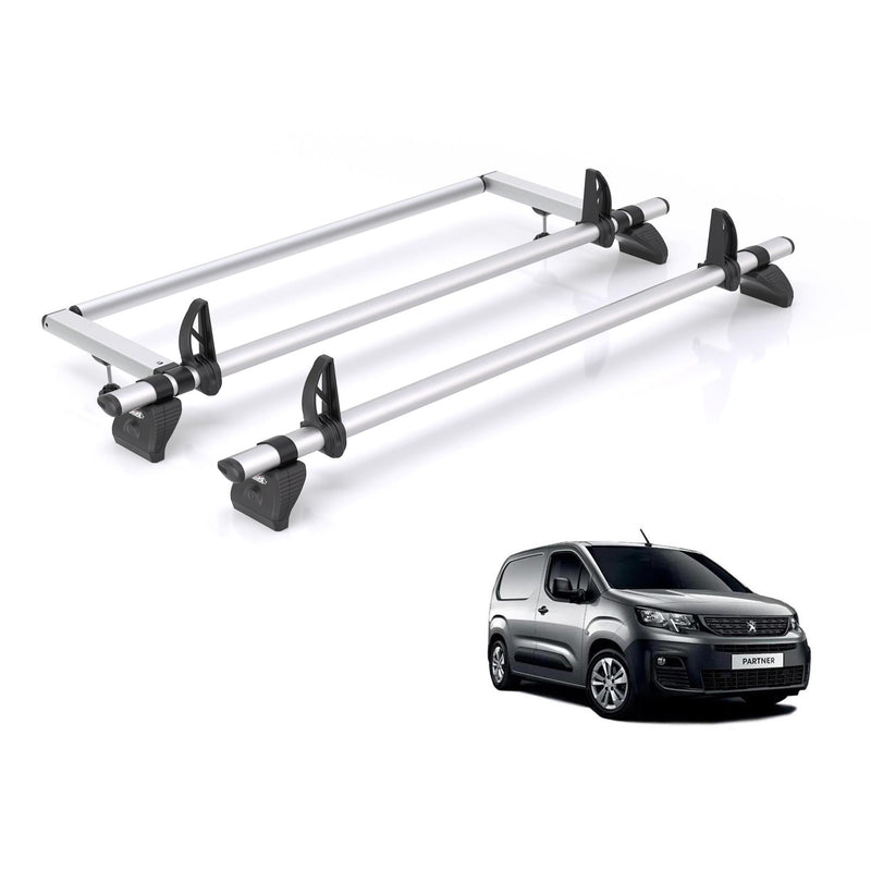 Peugeot Partner (2018 onwards) - Rhino Kammbar Pro Roof Bars