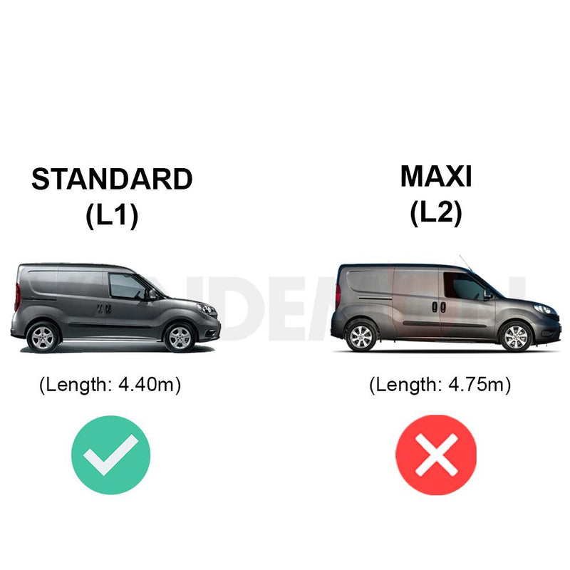 Fiat Doblo (2010-2022) - Van Guard Ulti Roof Rack