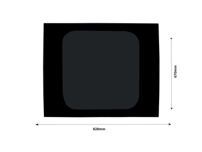 VD Glass - Peugeot Boxer 2006 - Rear Door Tint