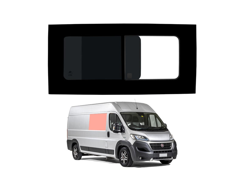 VD Glass - Fiat Ducato 2006 - (L2,L3,L4/H1,H2,H3) (L2,L3,L4/H1,H2,H3) Rh Side Open Tint