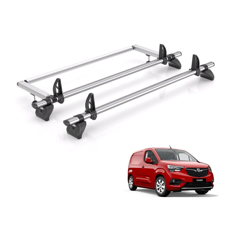Vauxhall Combo (2018 onwards) - Rhino Kammbar Fleet Roof Bars