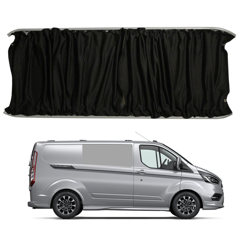 Ford Transit Custom (2013-2023) - Right Hand Panel Black Curtain Kit