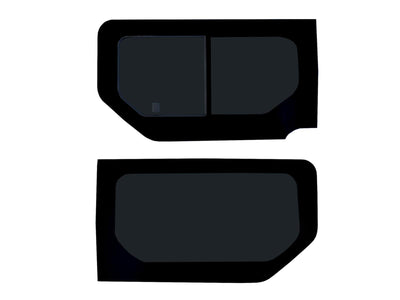 Renault Trafic (2001-2014) - Left Opening Right Fixed Dark Tint Windows & Fitting Kit