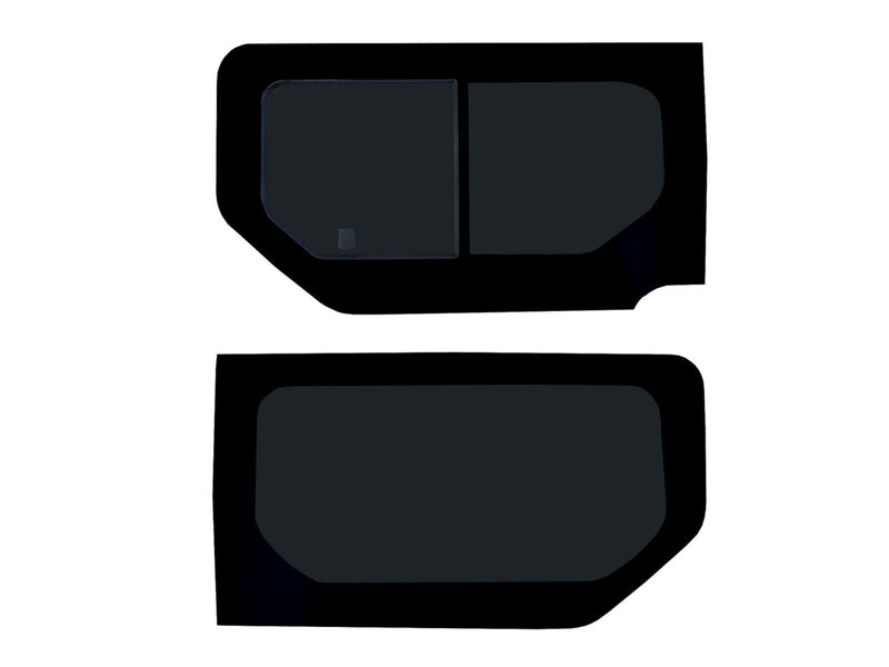 Renault Trafic (2001-2014) - Left Opening Right Fixed Dark Tint Windows & Fitting Kit