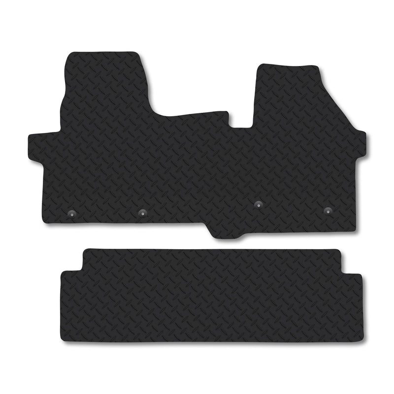 VW Transporter (2025+) Heavy-Duty Rubber Van Mats Tailored 5mm Thick