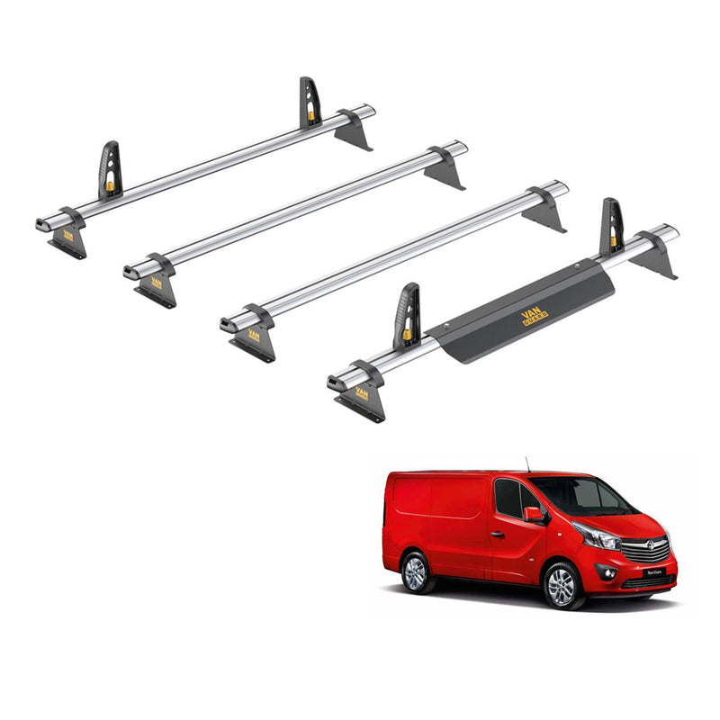 Vauxhall Vivaro (2014-2019) - 4 Van Guard Ultibar Plus Roof Bars