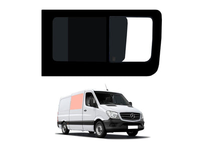 Mercedes Sprinter (2006-) Driver Side Opening Window Privacy Camper Glass
