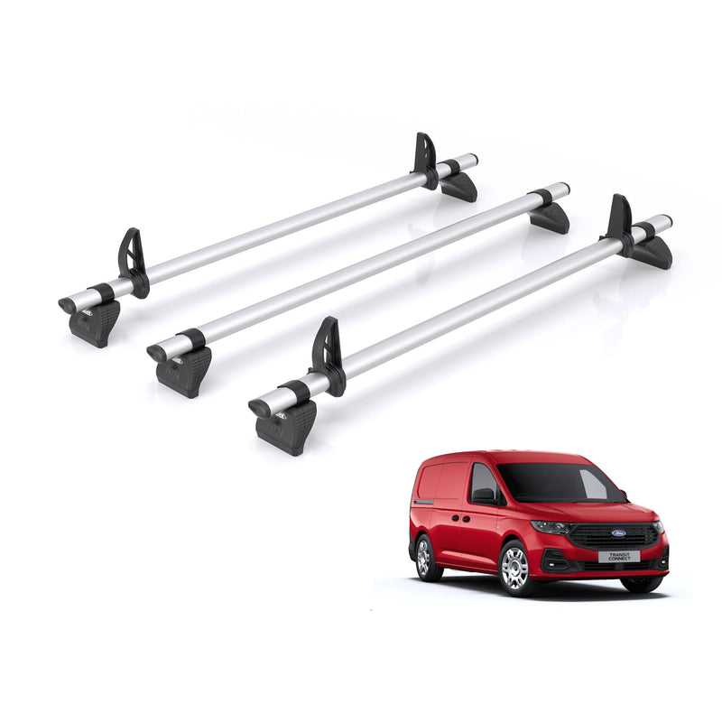 Ford Transit (2024-) Connect - 4 Rhino Kammbar Pro Roof Bars (Aluminium)