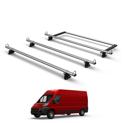 3 Bar Roof Rack & Roller For VW Transporter 2024+