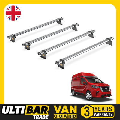 Nissan NV300 (2016-2021) - 4 Van Guard Ultibar Trade Roof Bars