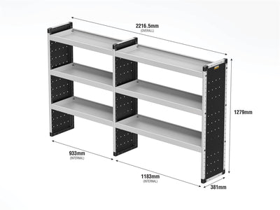 Ford Transit Custom Van Guard Racking - Driver + Passenger Side [Bronze Pack]
