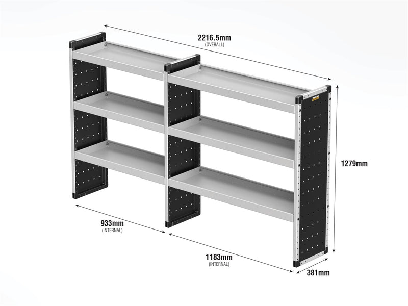 Ford Transit Custom Van Guard Racking - Driver + Passenger Side [Bronze Pack]