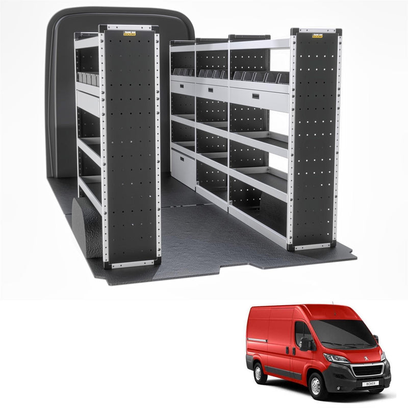 Peugeot Boxer Van Guard Racking - Driver + Passenger Side [Gold Pack]