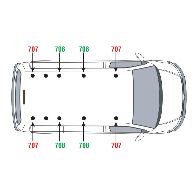 VW Transporter (2003-2015) - Van Guard Ulti Roof Rack