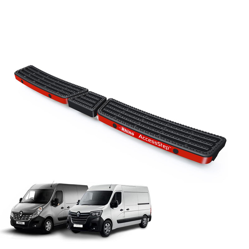 Renault Master (2010-2024) Black Triple AccessStep - With Reverse Sensors