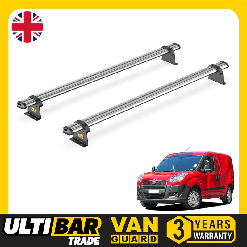 Fiat Doblo (2010-2022) - 2 Van Guard Ultibar Trade Roof Bars