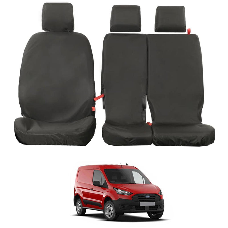 Seat Covers Black for Ford Transit Connect (2013-2023)
