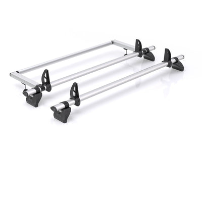 Maxus Deliver (2020-) 9 - 2 Rhino Kammbar Pro Roof Bars + Roller (Aluminium)