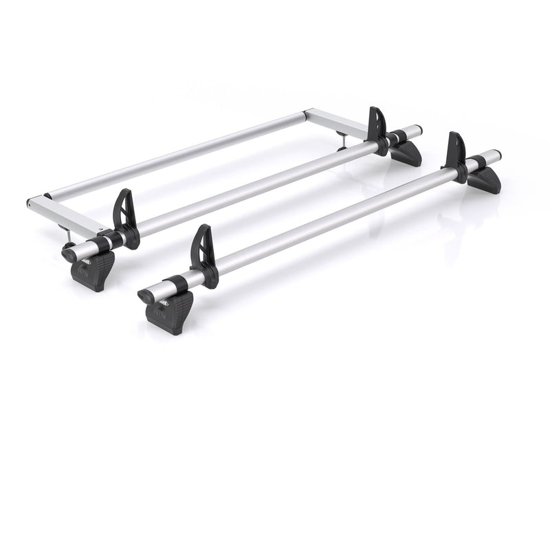 Maxus Deliver (2020-) 9 - 2 Rhino Kammbar Pro Roof Bars + Roller (Aluminium)