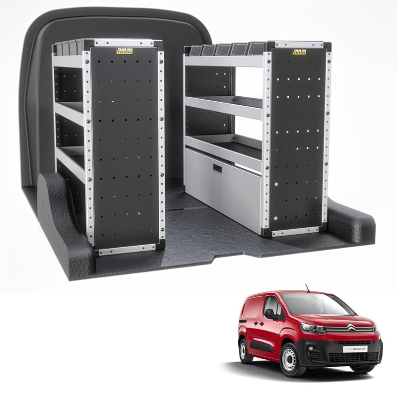 Citroen Berlingo Van Guard Racking - Driver + Passenger Side [Silver Pack]