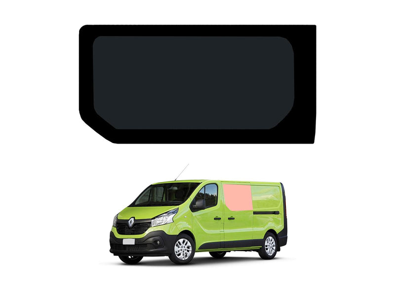 Renault Trafic (2014-) Passenger Side Fixed Window Privacy Camper Glass