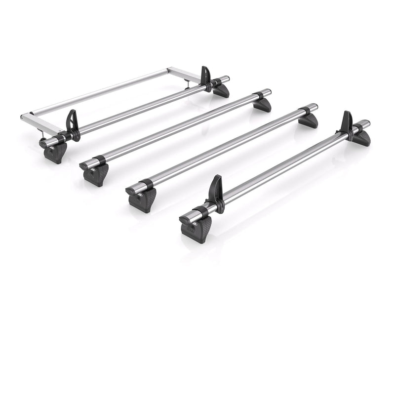 Maxus Deliver (2020-) 9 - 4 Rhino Kammbar Fleet Roof Bars + Roller (Steel)