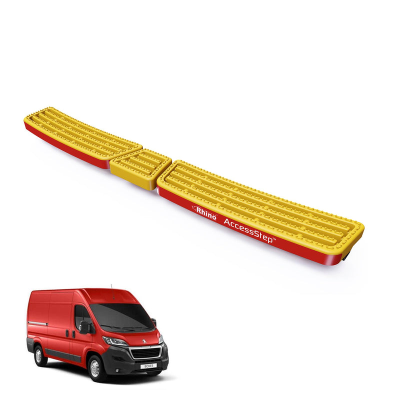Peugeot Boxer (2006-) Yellow Triple AccessStep - No Reverse Sensors