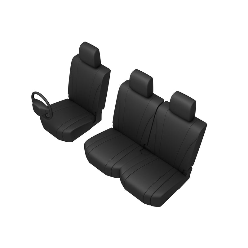 Toyota ProAce (2013-2016) - Tailored Front Row Seat Covers in Black (1+2)