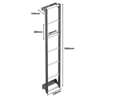 Van Guard 7-Step ULTILadder Rear Door Van Ladder for Renault Master (2010 on)