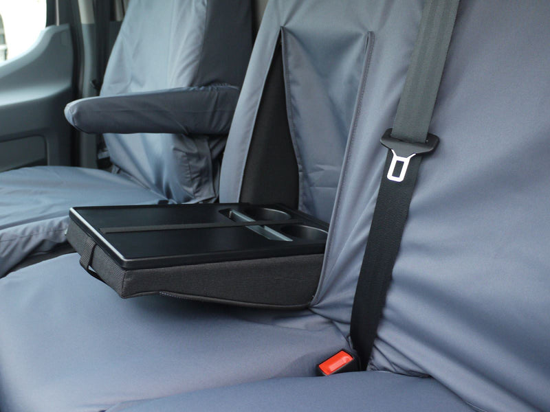 Ford Transit (MK8 2014-) - Tailored Front Row w/ Armrest Seat Covers in Grey (1+2)