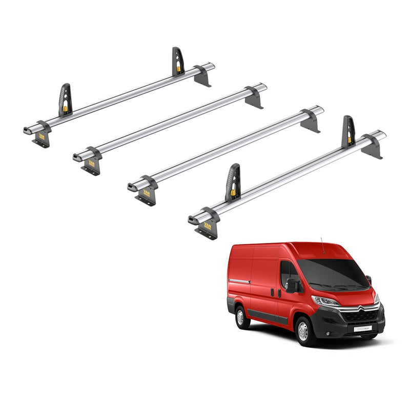 Citroen Relay (2006-) - 4 Van Guard Ultibar Plus Roof Bars