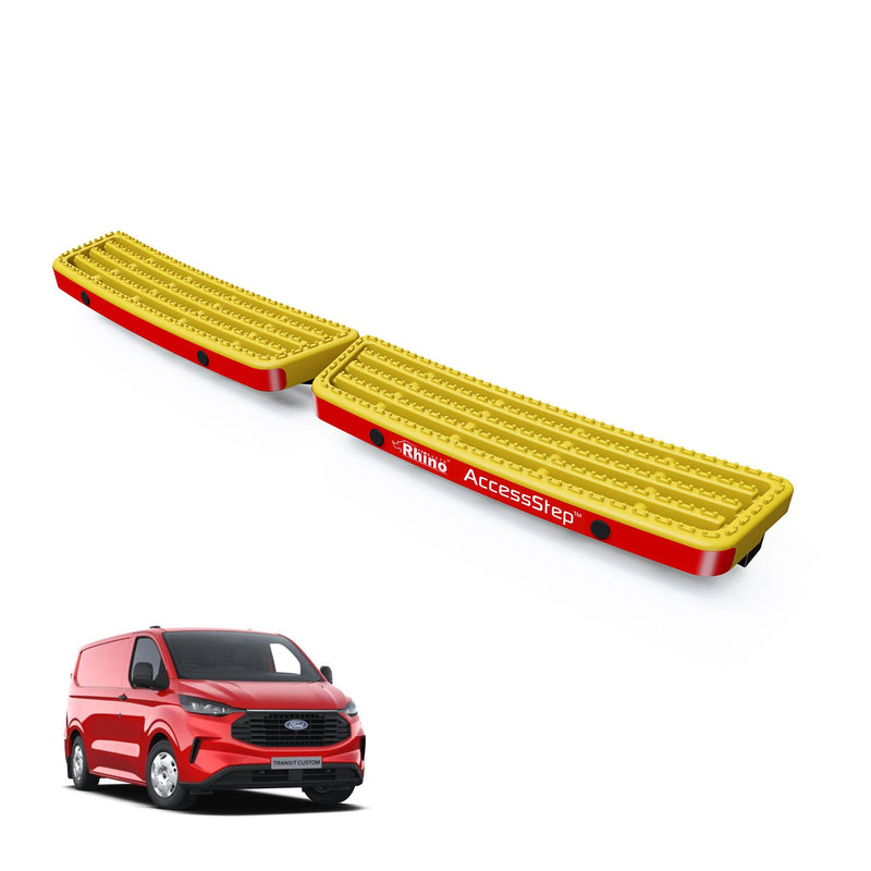 Ford Transit (2024-) Custom Yellow Twin AccessStep - With Connect+