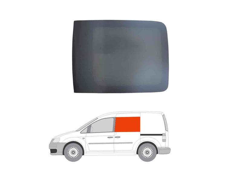 VW Caddy SWB (2004-2020) Passenger Side Fixed Window Privacy Camper Glass