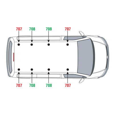 VW Transporter (2003-2015) - Van Guard Ulti Roof Rack