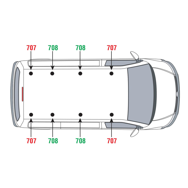 VW Transporter (2003-2015) - Van Guard Ulti Roof Rack