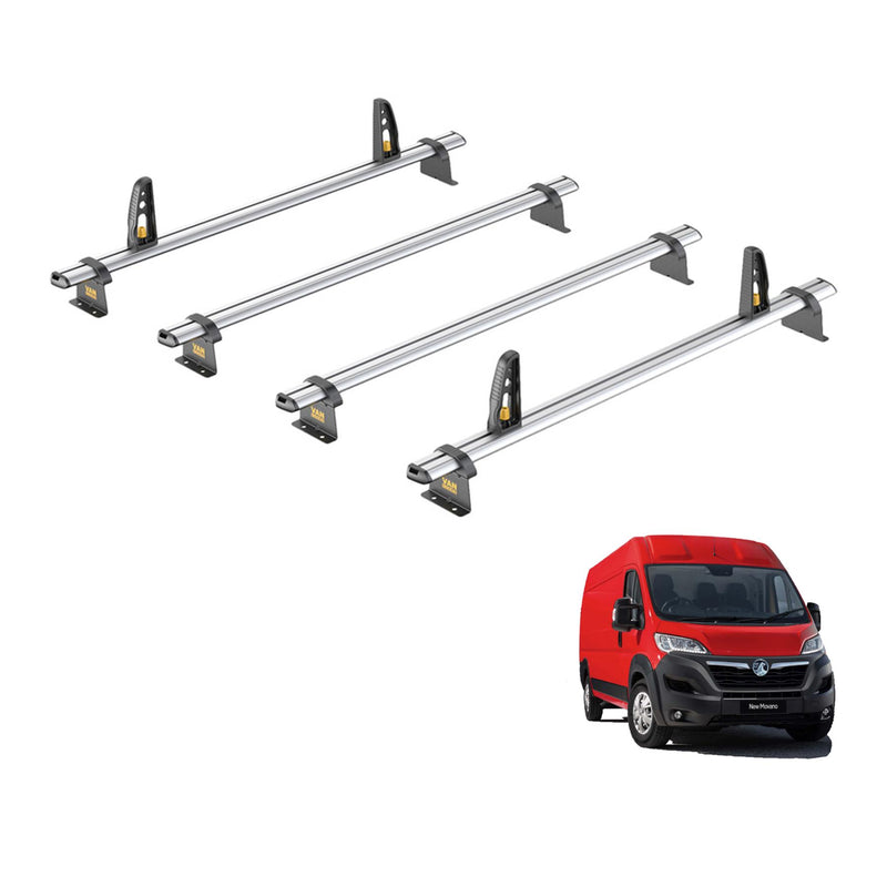 Vauxhall Movano (2010-2021) - 4 Van Guard Ultibar Plus Roof Bars