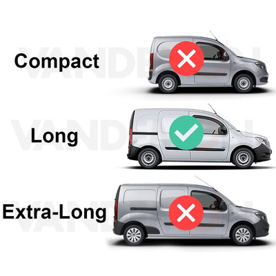 Mercedes Citan (2012-2021) - Rhino KammEdge Roof Rack