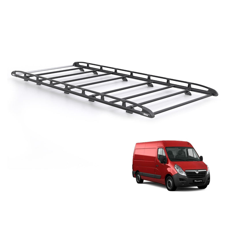 Vauxhall Movano (2010-2021) - Rhino KammRack Black Roof Rack