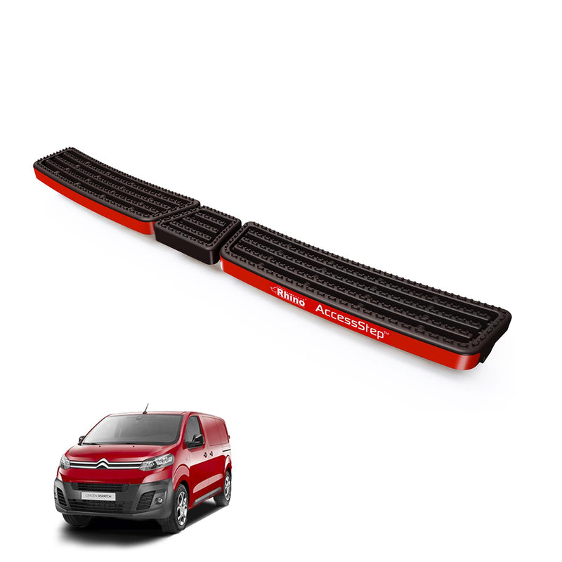 Citroen Dispatch (2016-) Black Triple AccessStep - No Reverse Sensors